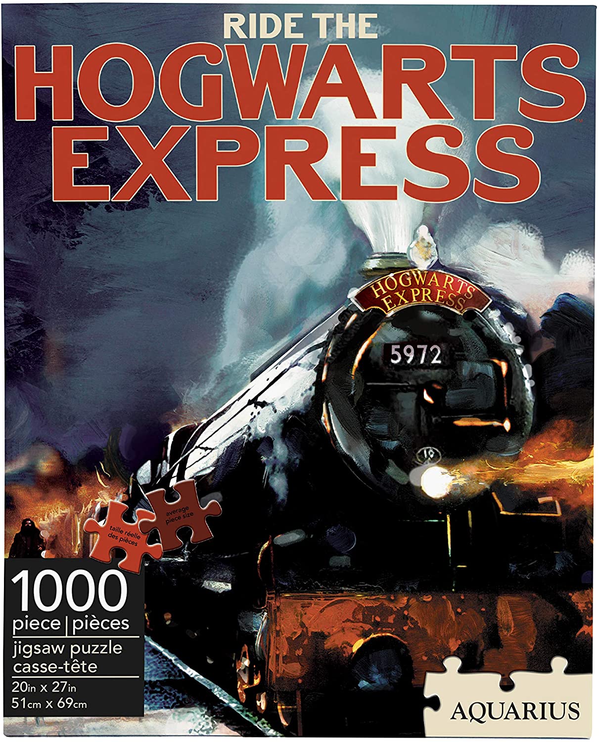 Harry Potter Hogwarts Express Train (1000 Piece Jigsaw Puzzle) - WiredVillage Games - Aquarius
